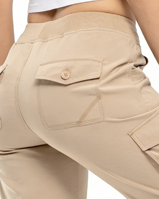 Broek Casual Cropped Multi-Zak Wandelen