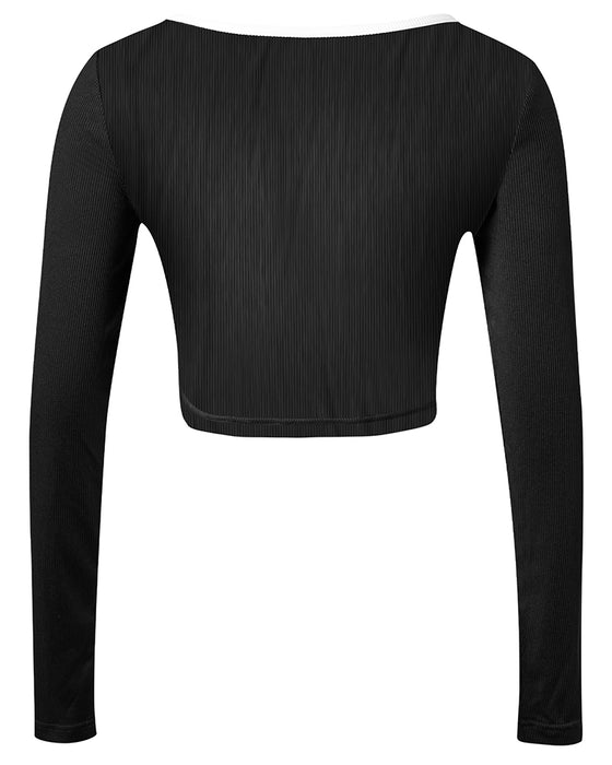 Blouse Lange Mouw Slim Fit