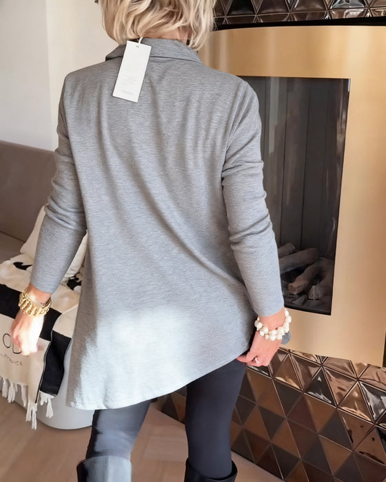 Oneffen Revers Lange Mouw Top