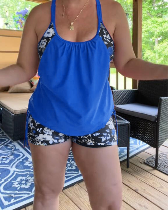 Zwempak Gedrukt Bretels Boxer