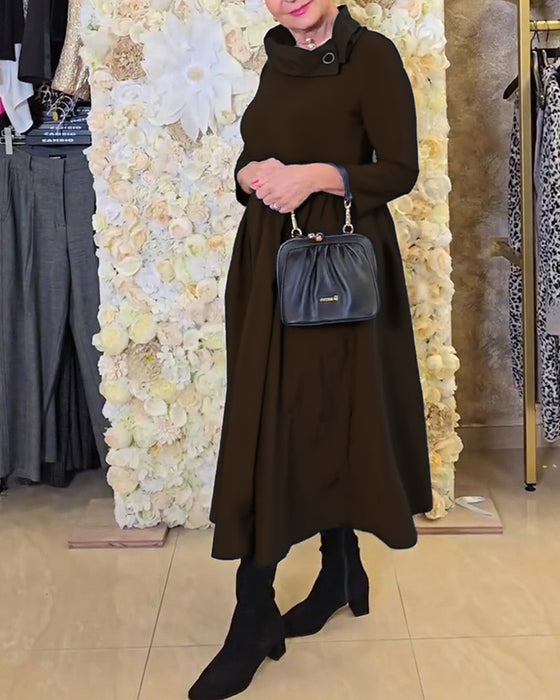 Jurk Fashionable Street Effen A-lijn