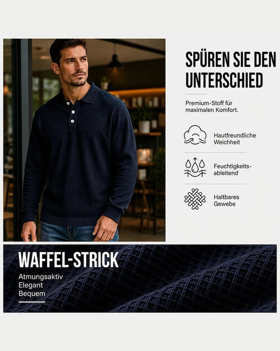 Top Heren Effen Kleur Reverskraag