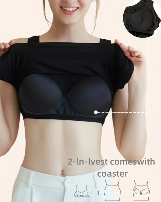 Cami Top Eén Stuk Effen Basisstuk