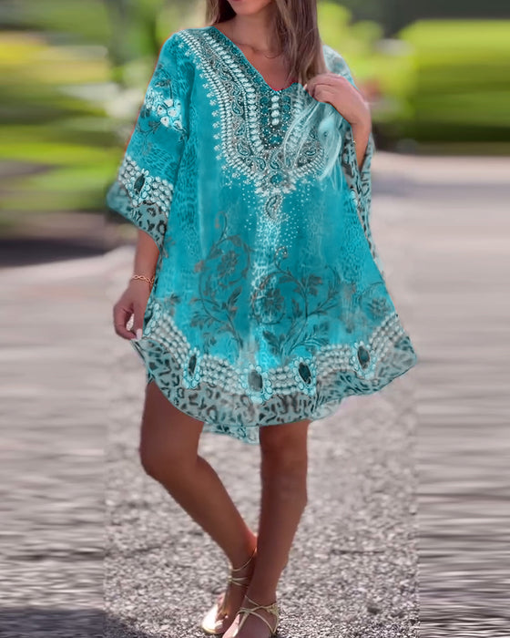 Blouse Etnisch Patroon