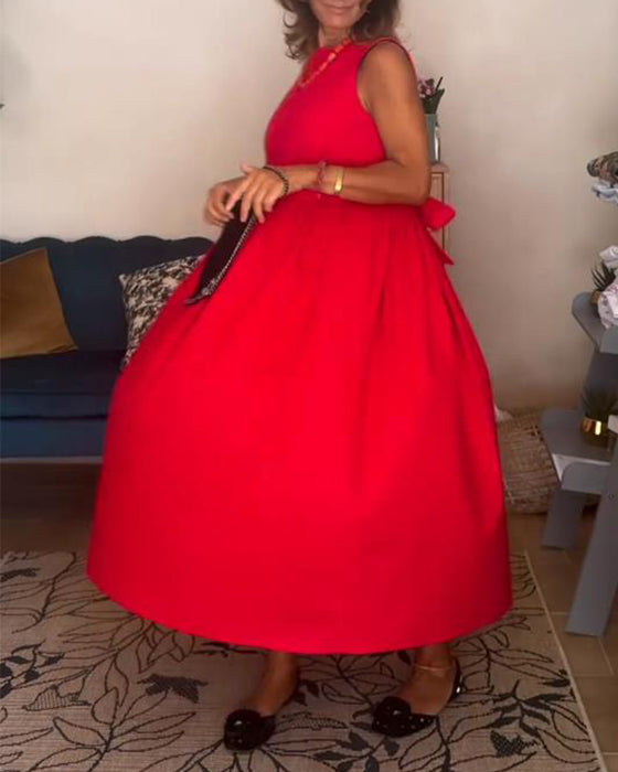 Rugloze Jurk Met Boog