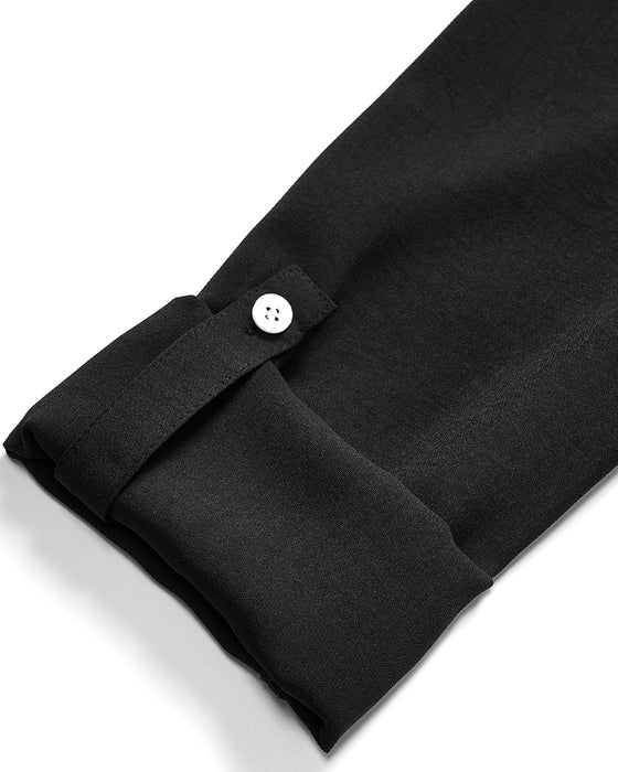 Casual top met knopen en pailletten