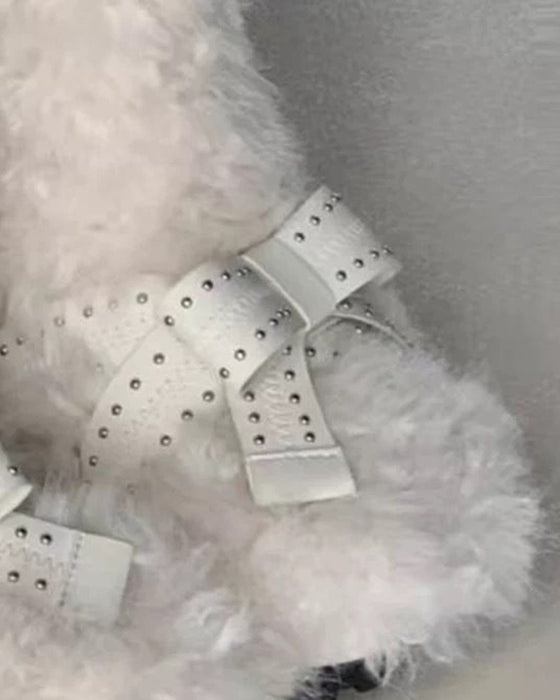 Dameslaarzen Met Bontvoering Platte Sneeuwlaarzen