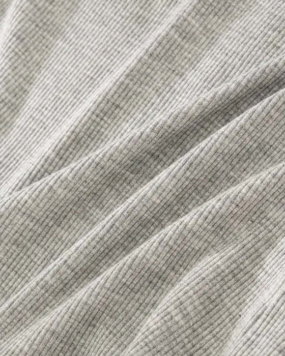 Tanktop Ingebouwde Bh Geribbeld Effen