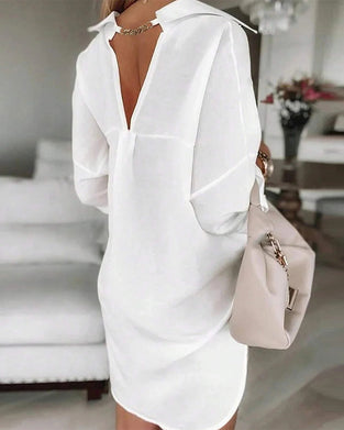 Overhemdjurk Open Rug Design Modieus