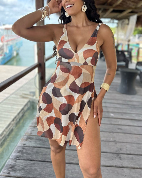 Eendelig Stip Bedrukt Striksluiting-Voor