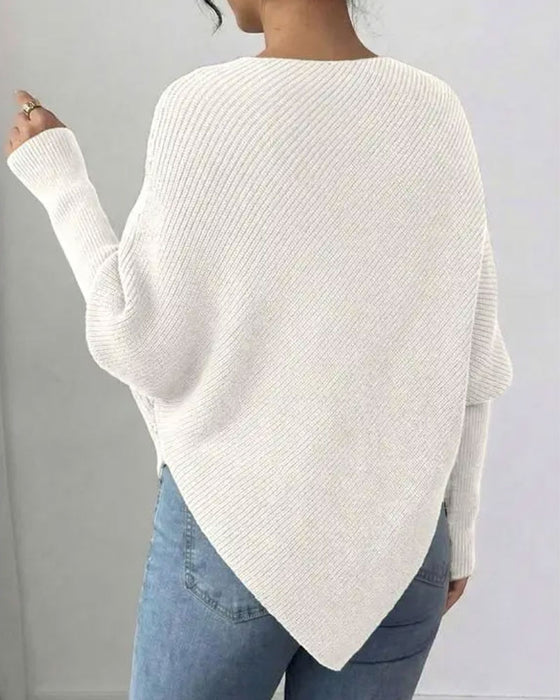 Pullover Stijlvol Bloemig Onregelmatig