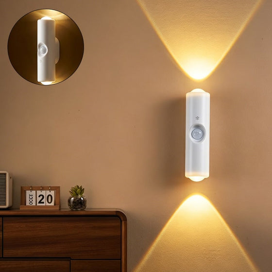 Dubbele Kop Kattenoog Sensor Wandlamp