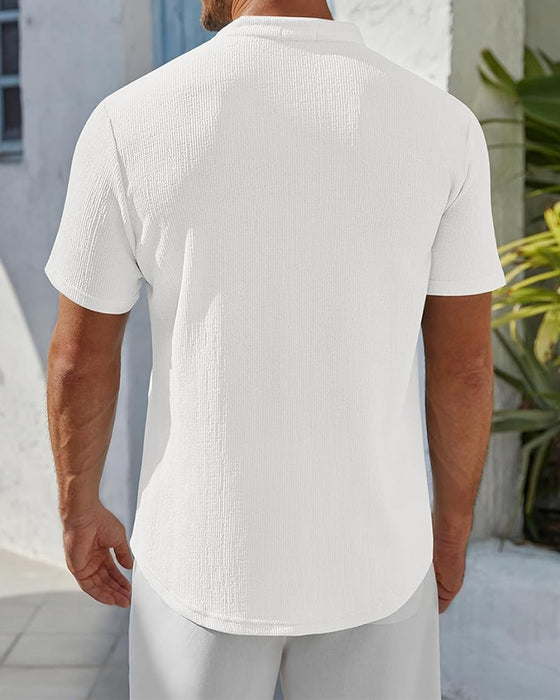 Overhemd Effen Los Henley