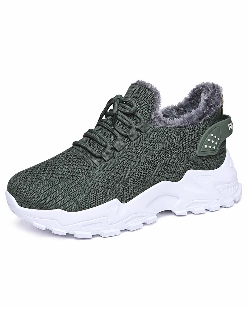 Sneakers Dikke Zool Fleece Gevoerd Sneeuw