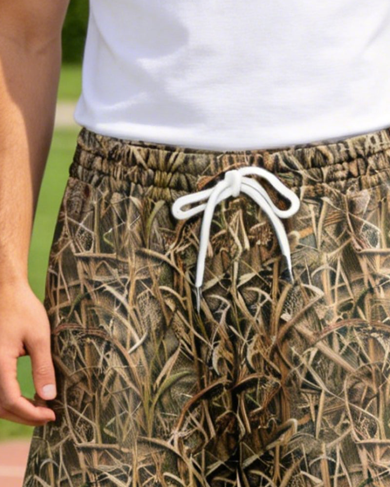 Kniebroek Met Trekkoord – Casual En Bedrukt