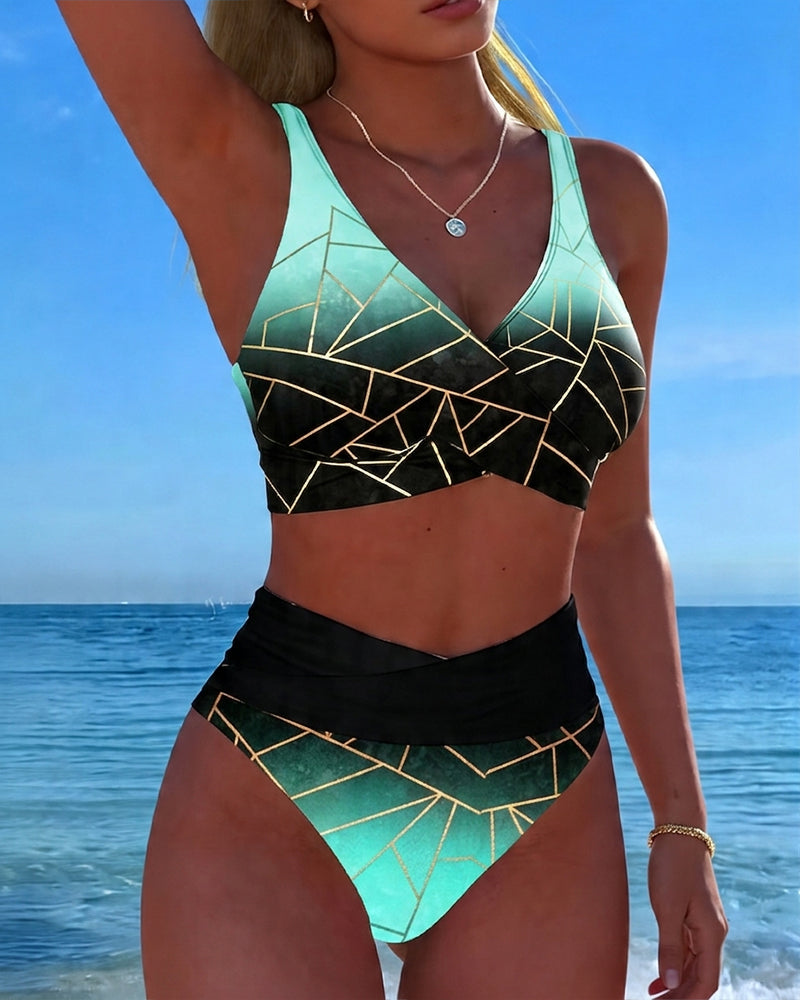 Bikini Gradient Geometrisch Lijn