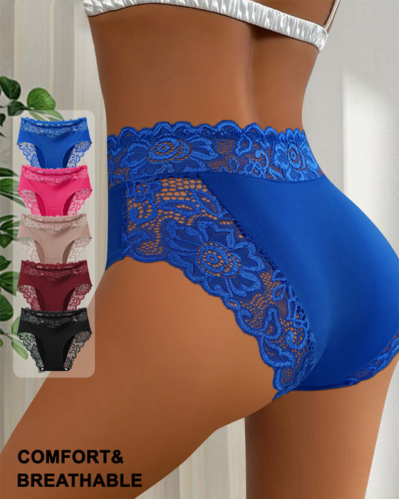 Slipje Sexy Kant Middelhoge Taille-4