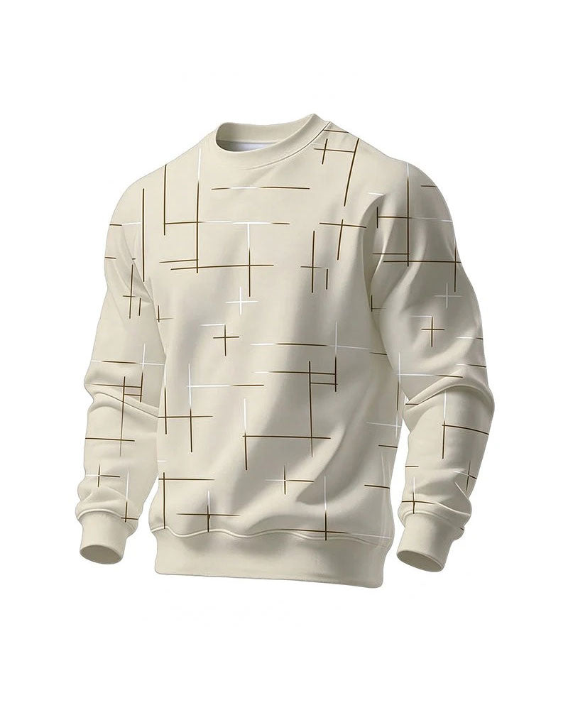 Sweatshirt Heren Casual Lijn