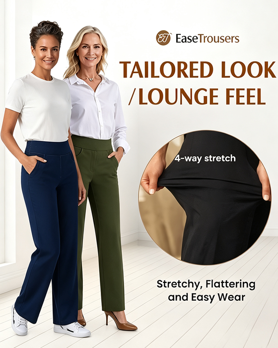 Dames hoge taille rekbare casual yoga wijde pijp broeken