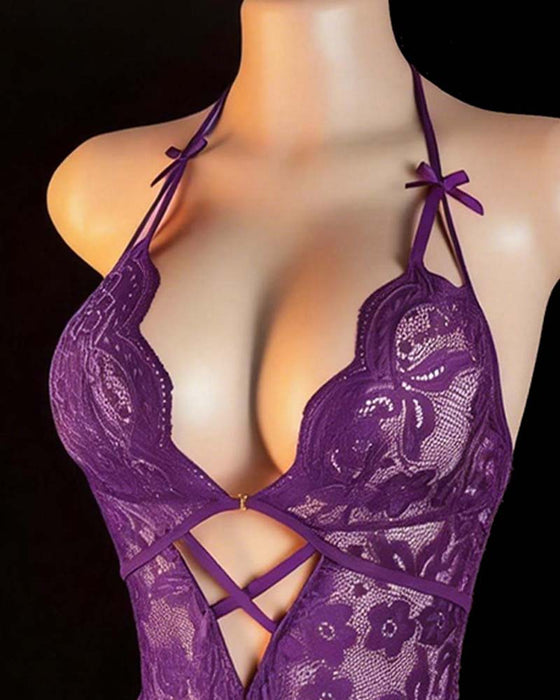 Sexy Lingerie Effen Kleur Kruisbandjes