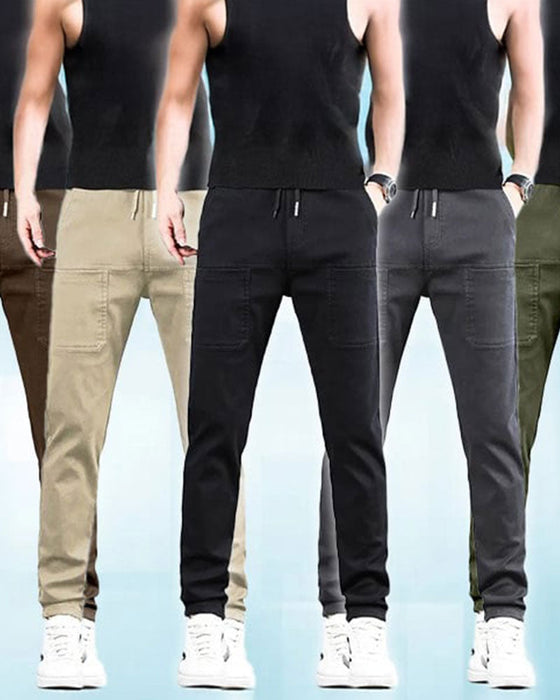 Broek Hoge Stretch Multi-Zak Duurzaam Cargo