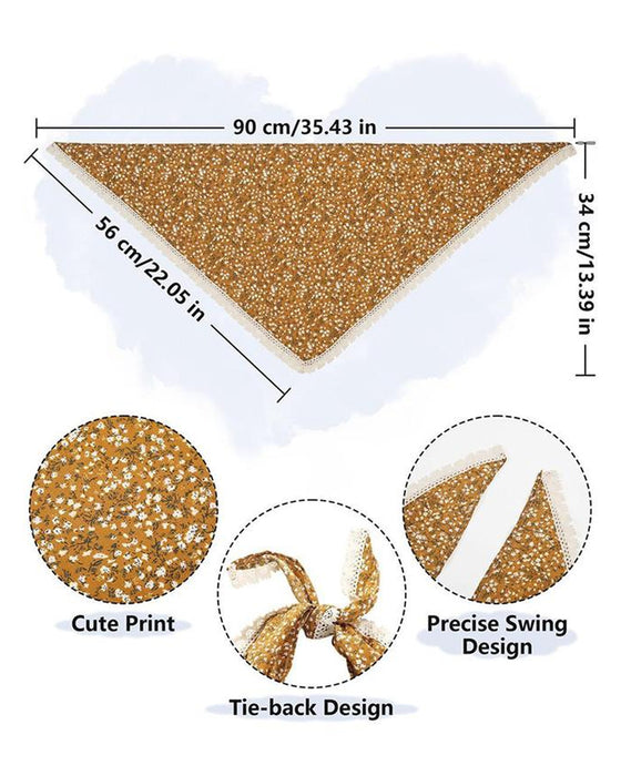 Kleine Driehoekige Bloemensjaal
