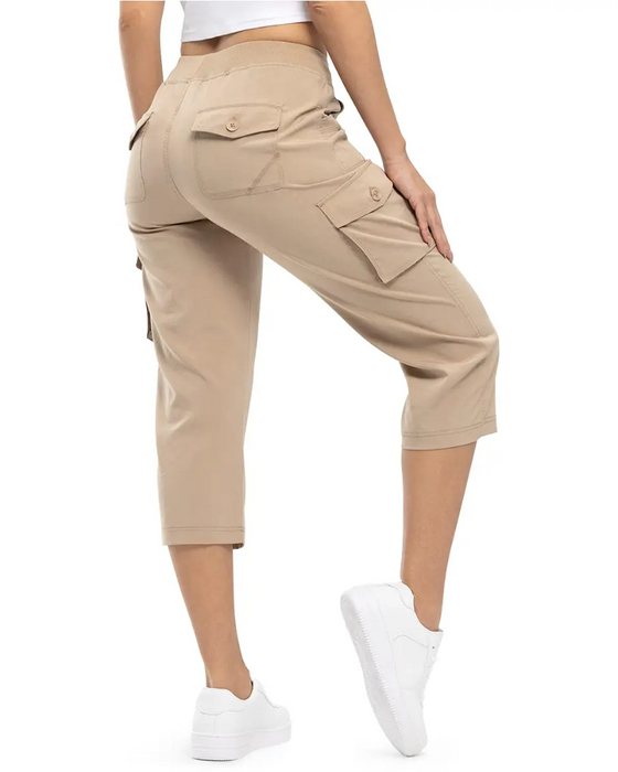 Broek Casual Cropped Multi-Zak Wandelen