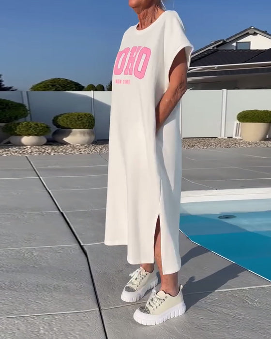 Jurk Mode Wijd Split