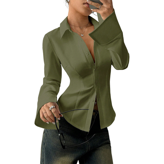 Elegante Slim-Fit Vrouwenblouse