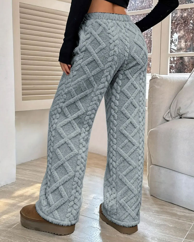 Broek Elastische Taille Trekkoord Mode