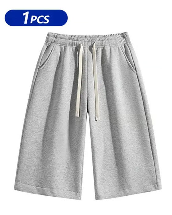 Heren Shorts Effen Kleur Met Trekkoord