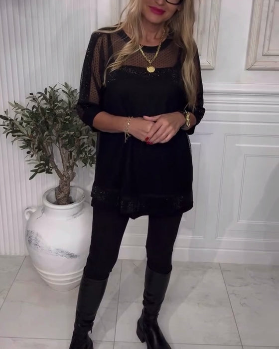 Blouse Gaas Lange Mouw