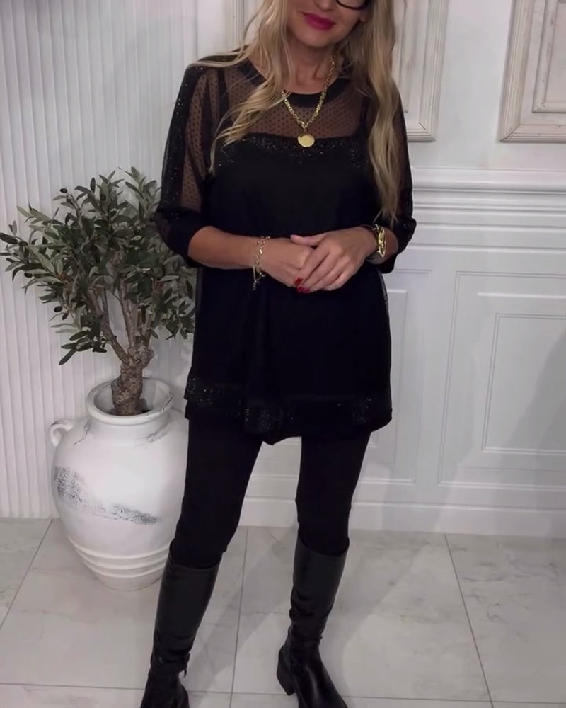 Blouse Gaas Lange Mouw