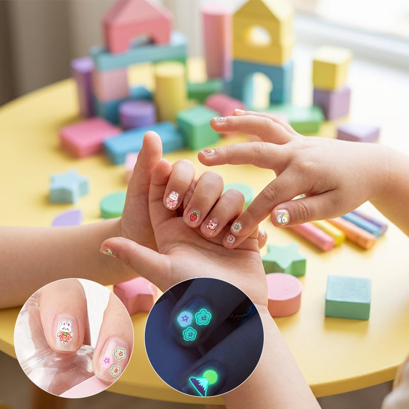 Glow-In-The-Dark Nagelstickers Voor Kinderen