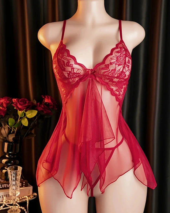 Sleepwear Kant Mesh Spaghettiband