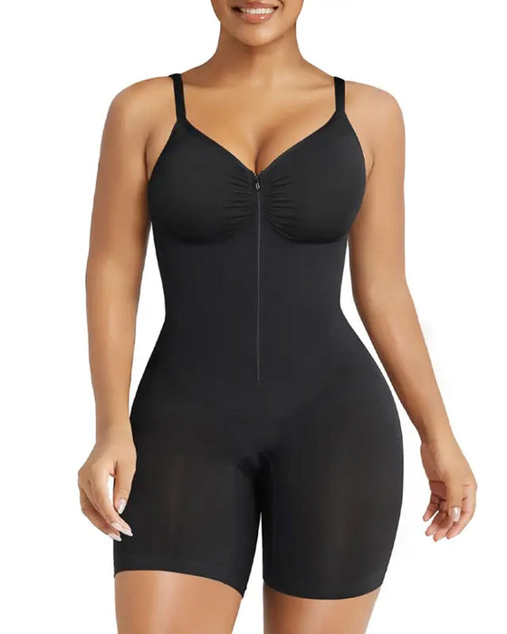 Shapewear voor Dames Buikcontrole Bodysuit Rits Comfort Ultra Stretch Stof