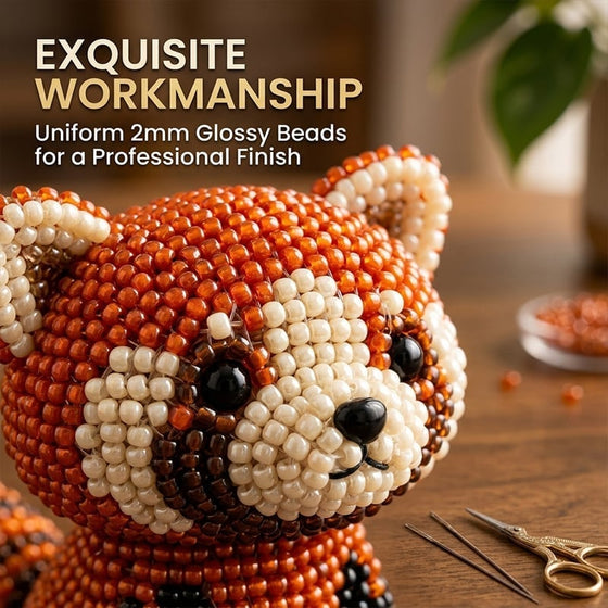 3D-kralendierenset - DIY-miniatuurdiertjes set voor beginners