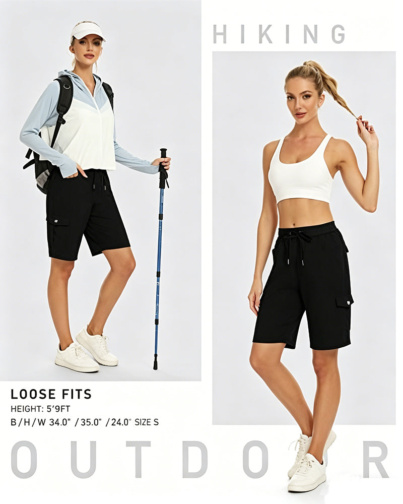 Dames Shorts Snel Drogende Cargoshorts Met Zakken