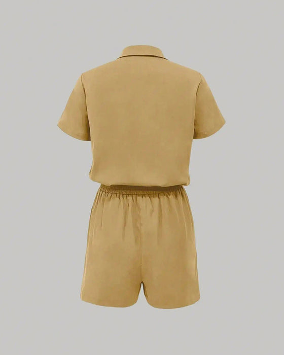 Overall Knoopzak Elastische Taille