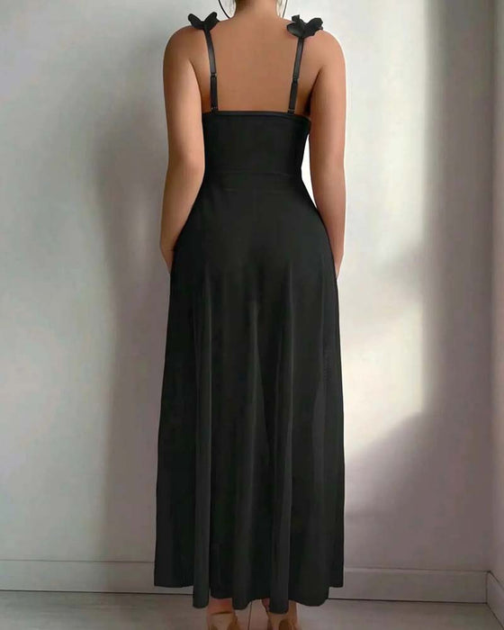Lingerie Bloem Bretels Doorzichtig