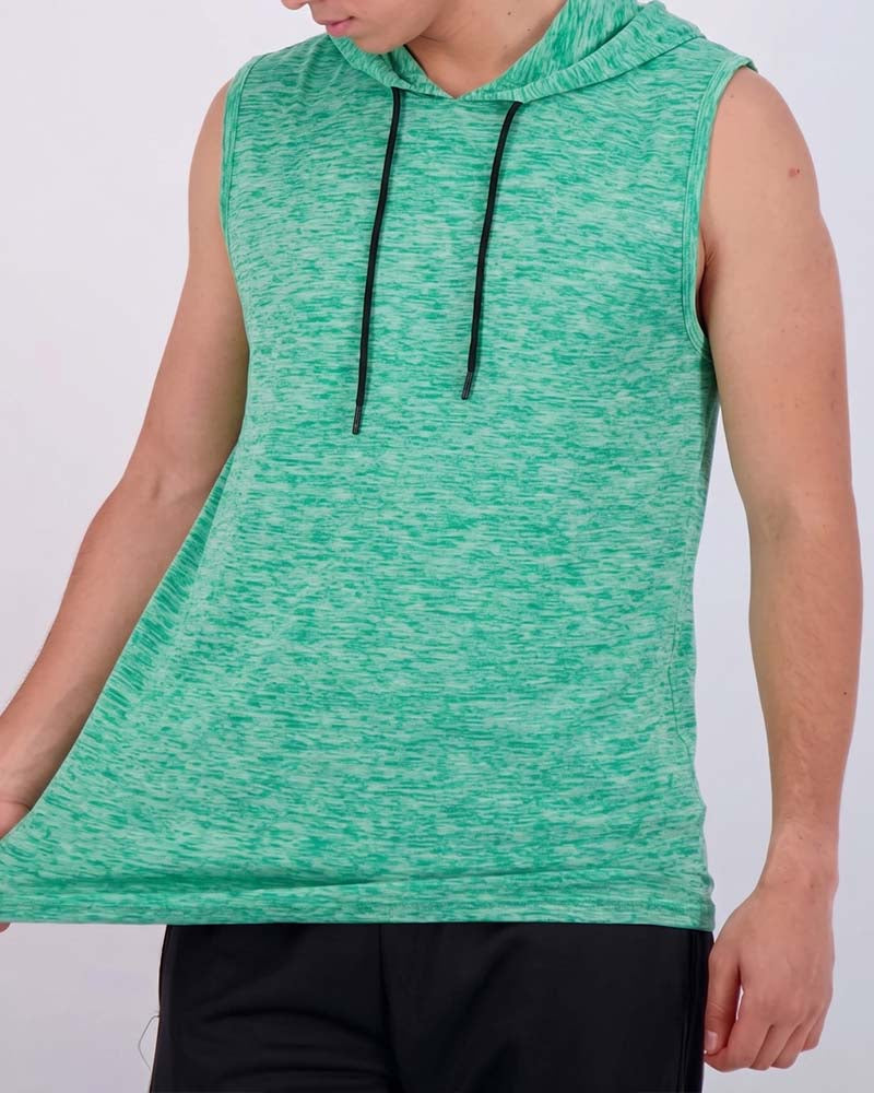 Tanktop Mouwloos Capuchon Sport