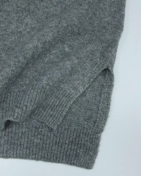 Pullover Rondhals Zijkant Split