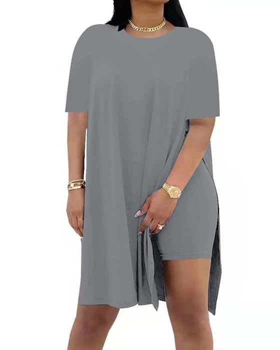 Set Effen Los Korte Mouw Broek