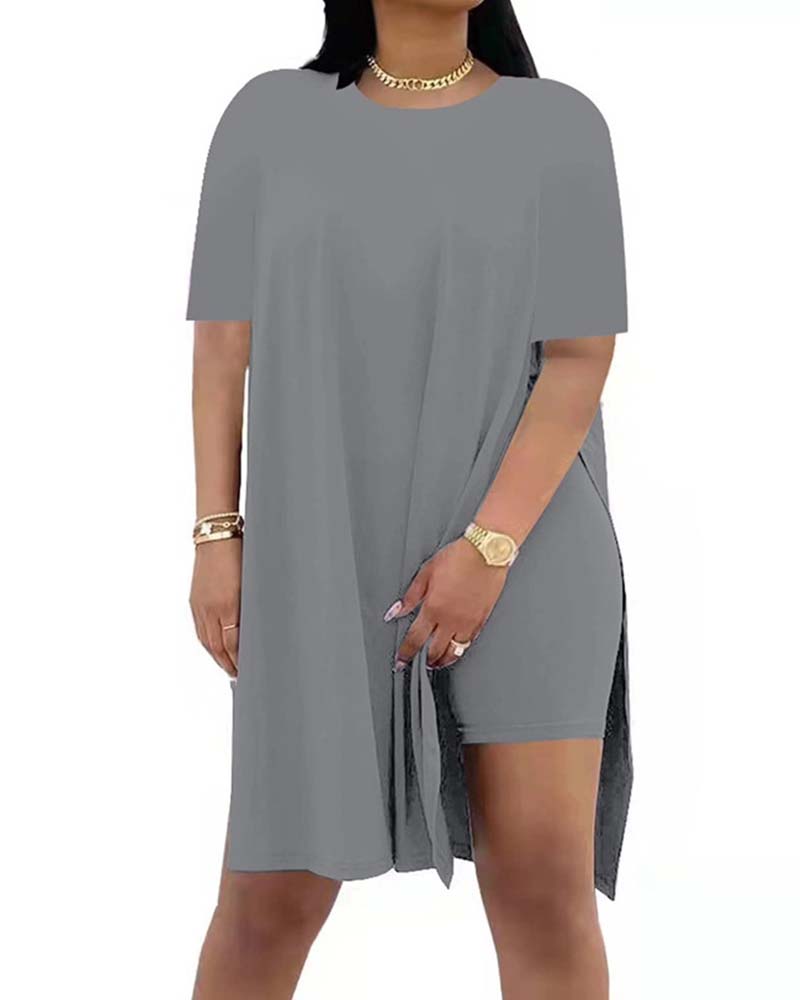 Set Effen Los Korte Mouw Broek