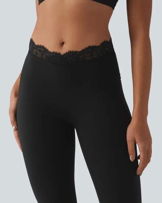 Broek Kant Taille Licht Uitlopend Yoga