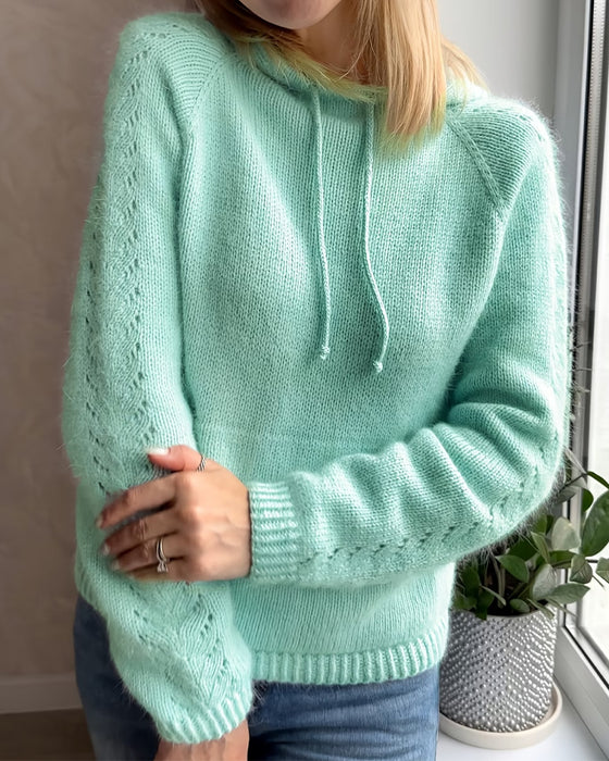 Pullover Met Capuchon Holle Trekkoord Zak