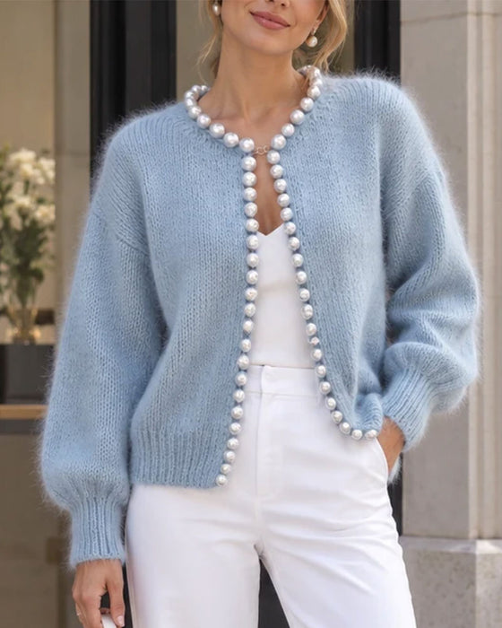 Cardigan Zacht Parel Trui