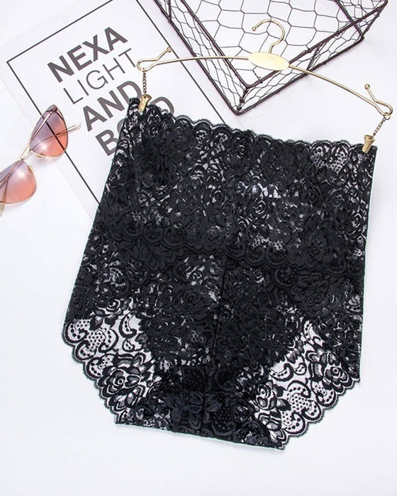 Hoge Taille Mooie Kant Onderbroek