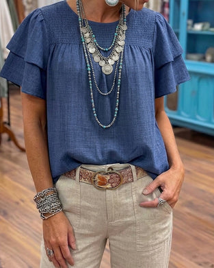 Blouse Effen Mode Casual