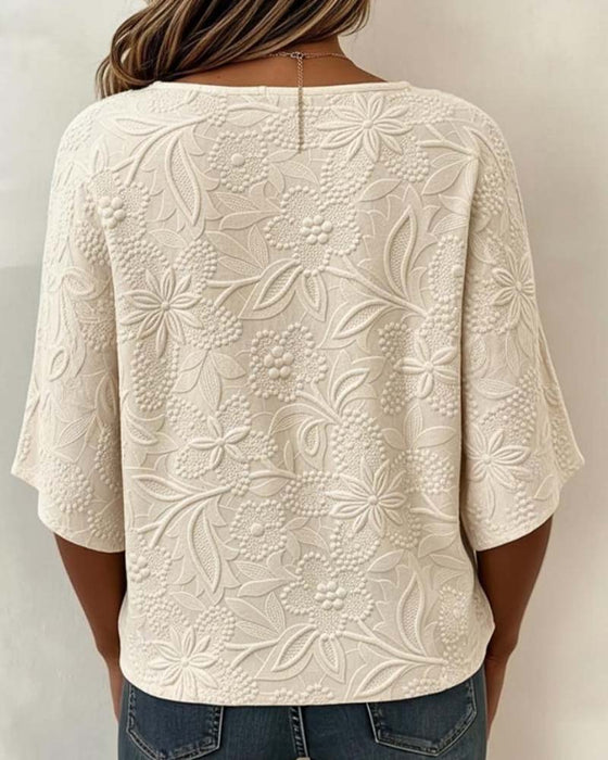 Blouse Dames Casual Bloemig